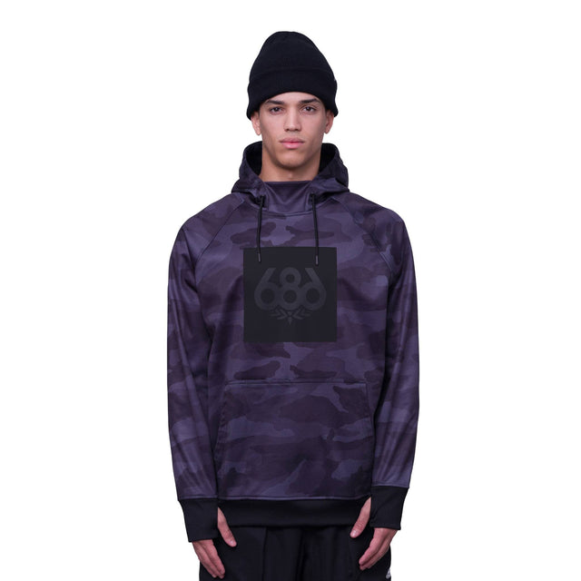 686 Bonded Fleece Pullover Hoody Black Camo / M