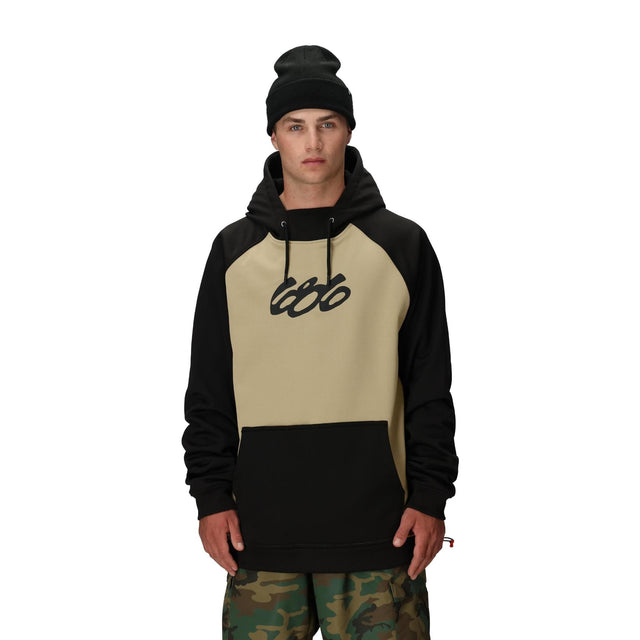 686 Mens Bonded Fleece Hoody 2026 Sage Colorblock / S