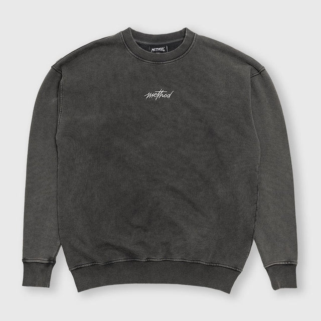 Method Signature Crew Sweatshirt Brown / S