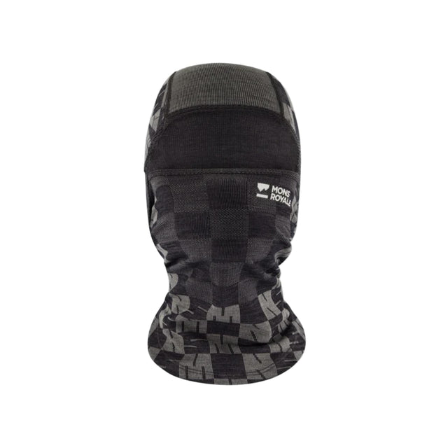 Mons Royale Ascender Merino Seamless Balaclava Dried Sage / Black / One Size