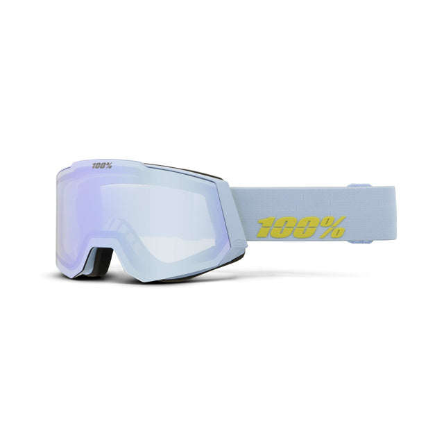 100% Snowcraft HiPER Goggles Sunpeak - Mirror Silver Flash Lens