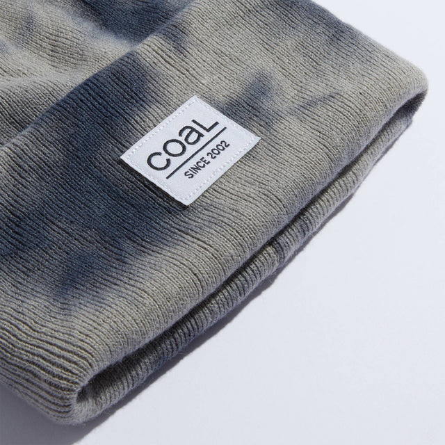 Coal The Standard Mid Length Beanie 2022 Grey Tie Dye