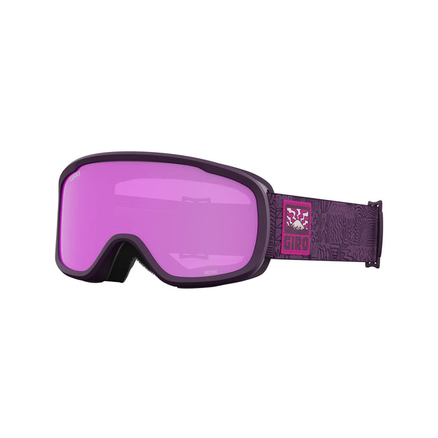 Giro Moxie Women's Snow Goggles Urchin Adventure Grid / Amber Pink | Yellow