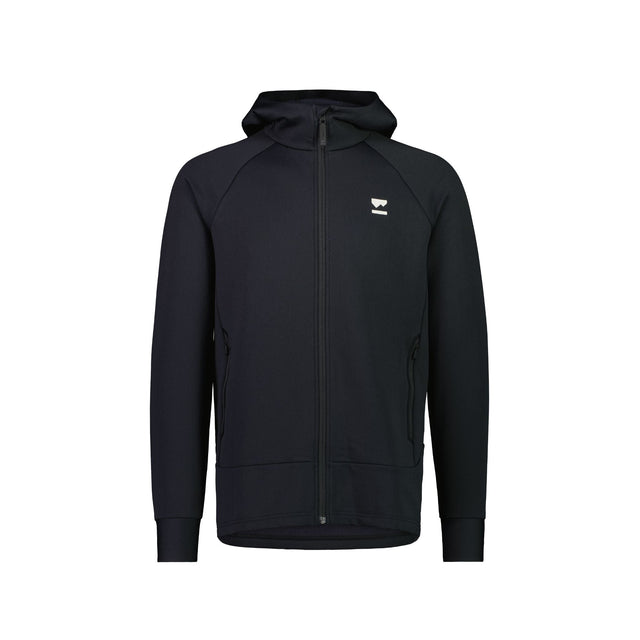 Mons Royale Nevis Wool Fleece Hood Black / L
