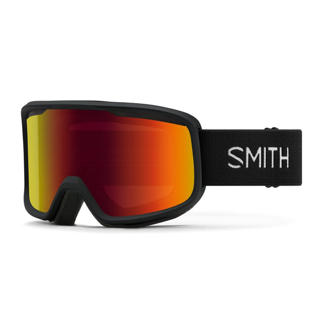 Smith Frontier Goggles 2022 Black / Red Solx Mirror Antifog
