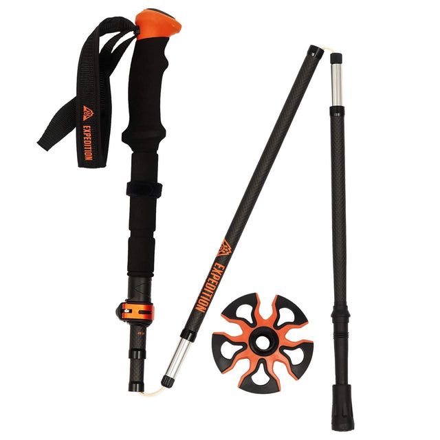 Union Carbon Touring Poles Orange / 110-135cm