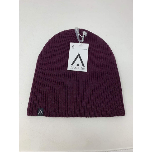 WearColour Rib Beanie 2021 Deep Purple / One Size