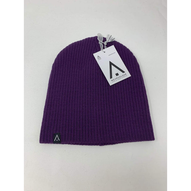 WearColour Rib Beanie 2021 Grape / One Size