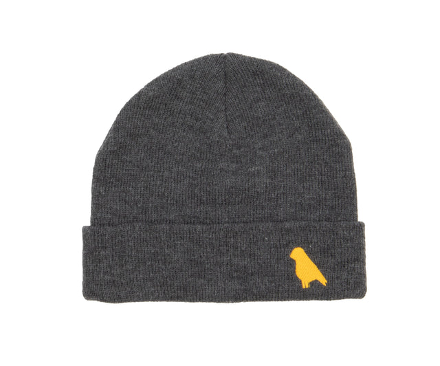 Yuki Threads Bird Beanie 2022 Chacoal