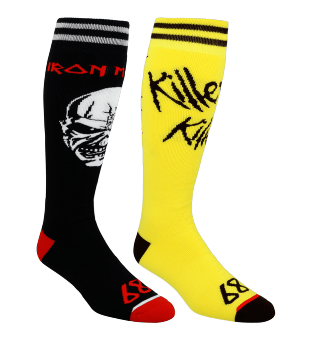 686 Mens Iron Maiden Sock 2 Pack Assorted / S/M