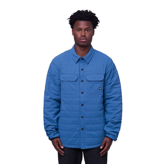 686 ThermalDry Merino Shacket Blue Ash / M