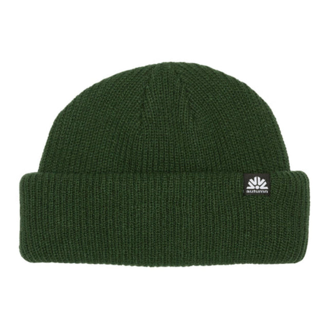 Autumn Double Roll Beanie Trek Green / One Size