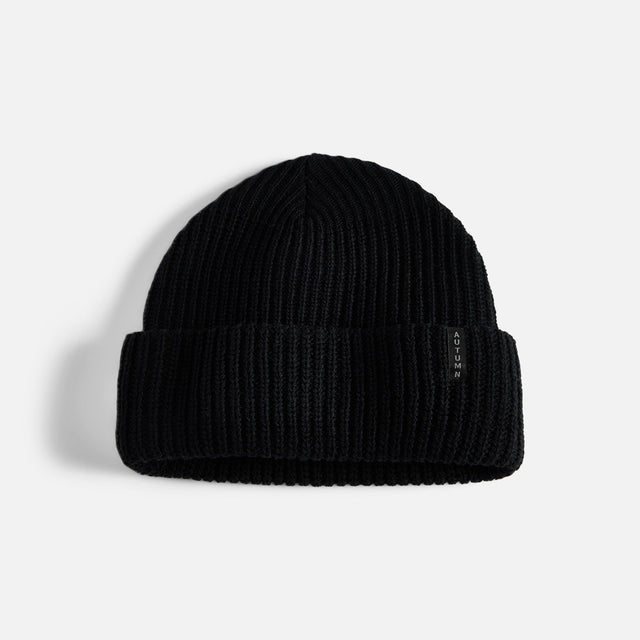 Autumn Ribbed Knit Beanie