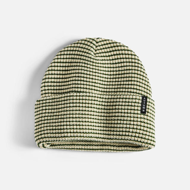 Autumn Stripe Beanie Natural / One Size