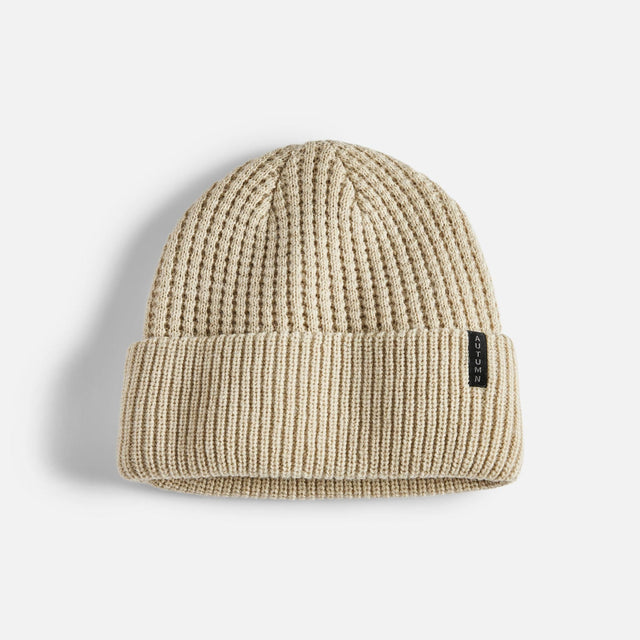 Autumn Thermal Knit Beanie Sand / One Size