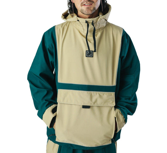 Brethren Apparel Baseline Pullover Jacket Combat Khaki