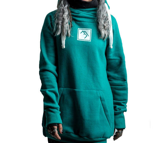 Brethren Apparel Ladies Shredduh Hoodie Bottled Green