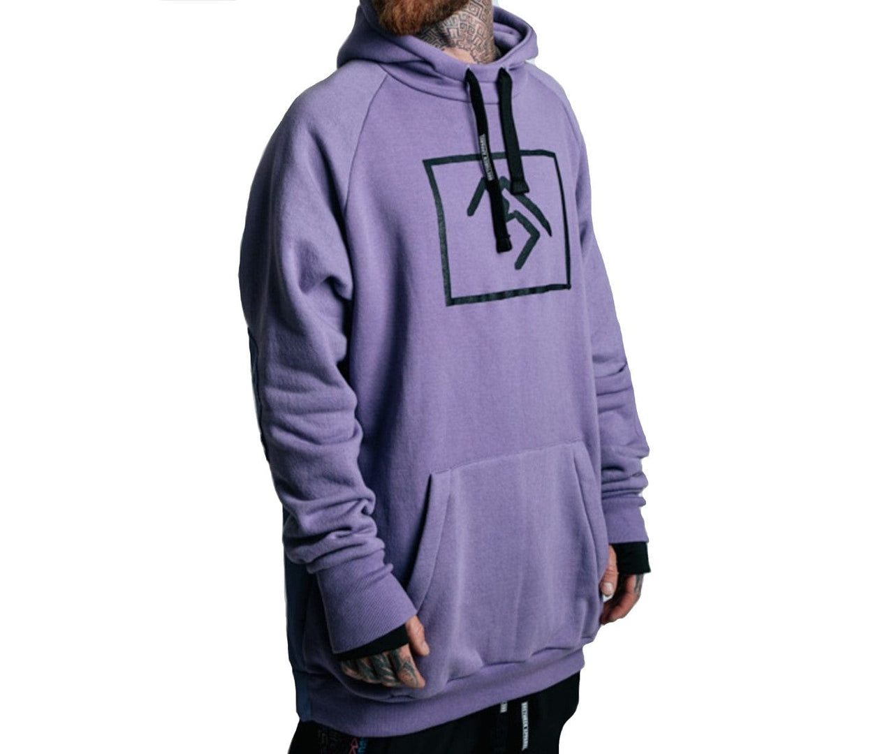 Brethren Apparel Shredduh Hoodie 2.0 Laker Purple Snowtart UK