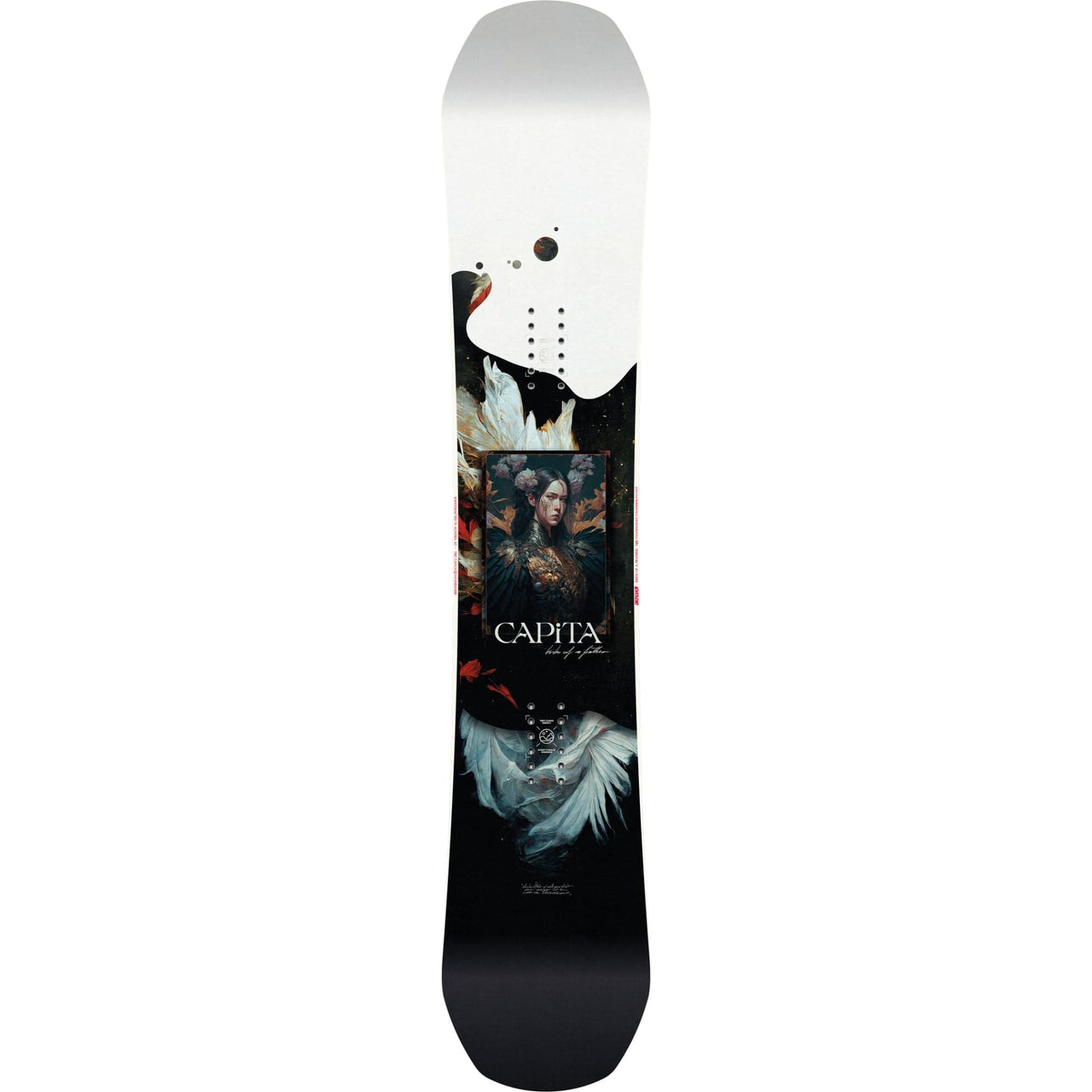 capita birds of a feather snowboard - women's 2019 This next generation design allows you to get the pop and response of a cambered board with all the predictability and easy turn initiation of zero camber or reverse camber shapes CAPiTA Birds Of A Feather