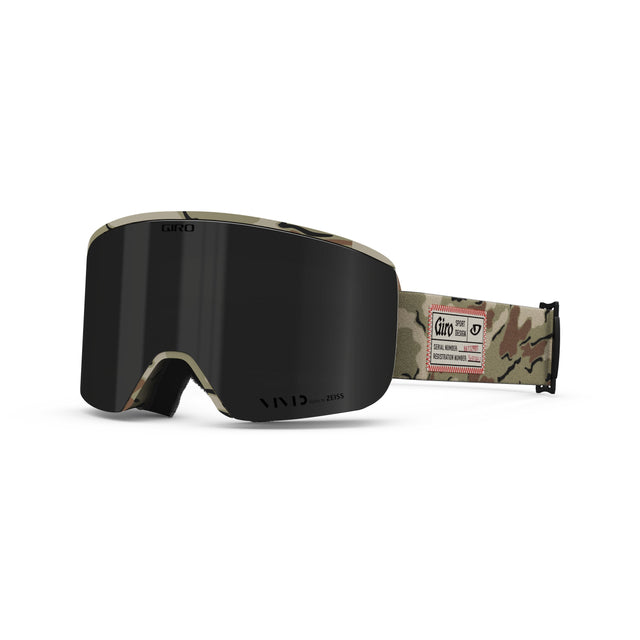 Giro Axis Goggles Green Surplus / Vivid Jet Black | Vivid Infrared