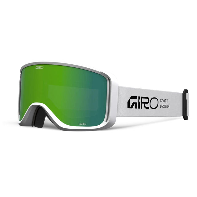 Giro Sagen Goggles 2026 Stacked - White/Green / One Size