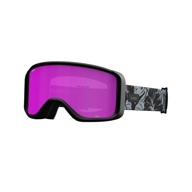 Giro Sagen Women's Goggles Black & Grey Botanical LX / Amber Pink/Yellow