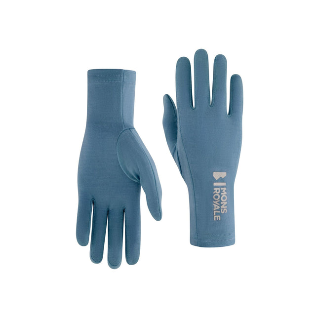 Mons Royale Olympus Glove Liner 2024 Blue Slate / M
