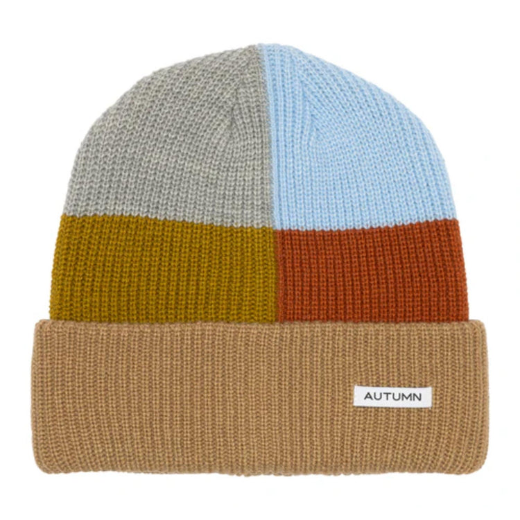 Autumn Patchwork Beanie