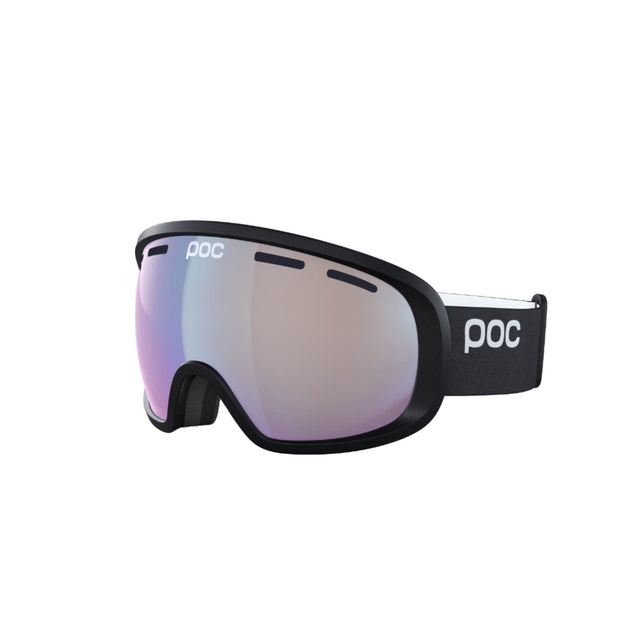 POC Fovea Mid Photochromic Goggles Uranium Black/Photochromic/Light Pink-Sky Blue / One Size