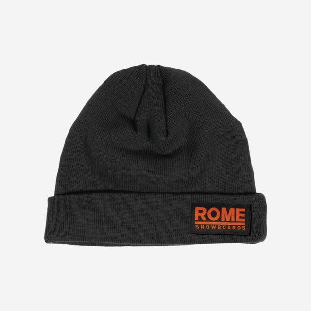 Rome Logo Beanie Black / One Size