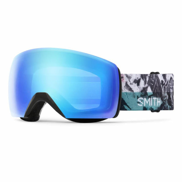 Smith Skyline XL Goggles Sage Brush Paste Up / Chromapop Pro Photochromic  Blue Mirror