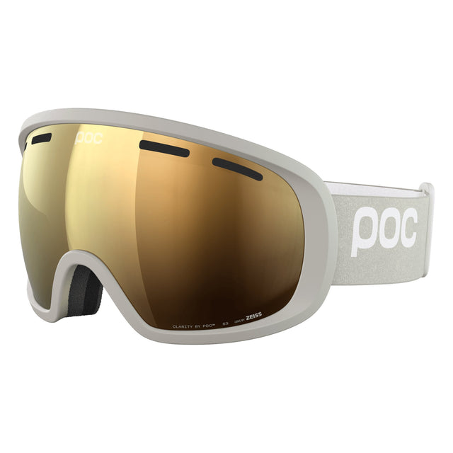 POC Fovea Clarity POW JJ Goggles - Mineral Grey/Sunny Gold