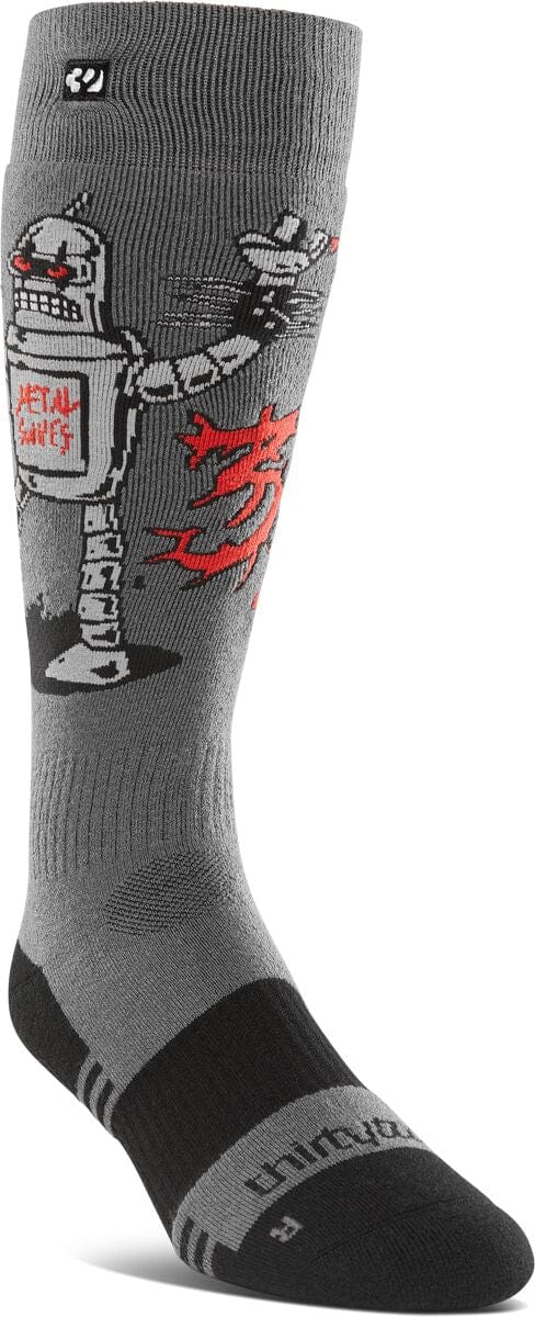 ThirtyTwo Merino Snowboard Socks 2026 Charcoal / S/M