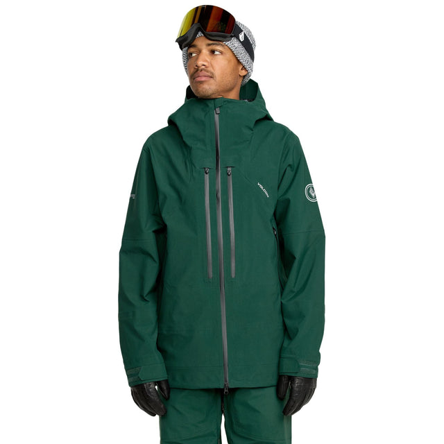 Volcom Anyox Guide Gore Pro Shell Jacket 2026 Black Green / XS