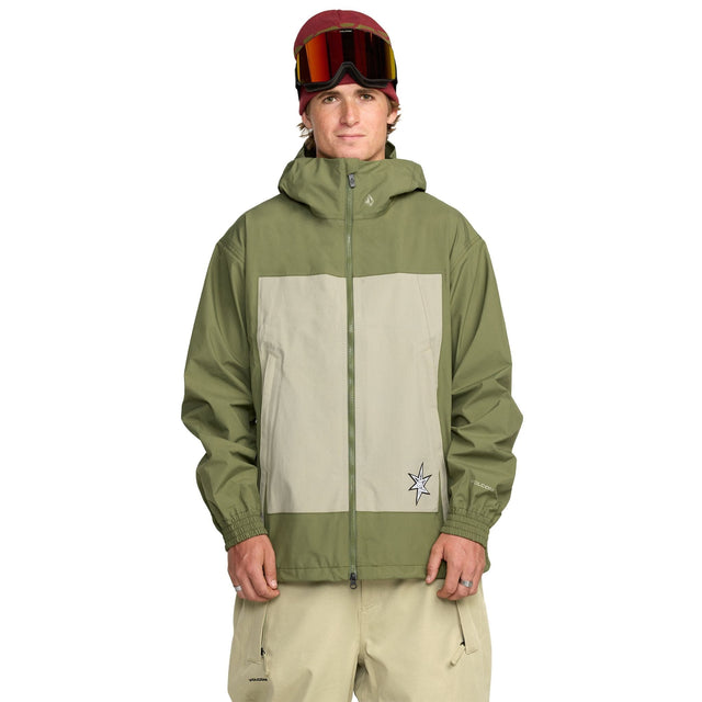 Volcom Arthur 3L Jacket 2026 Dark Olive / XS