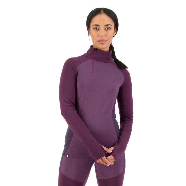 Mons Royale Womens Olympus Half Zip 2022 Into the Wild / S