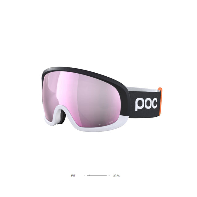 POC Fovea Clarity Comp Goggles Uranium Black/Hydrogen White/Clarity Comp Low Light / One size
