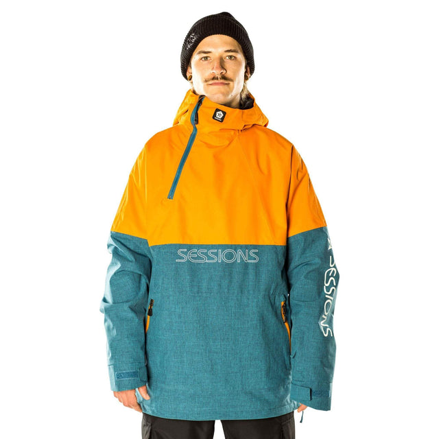 Sessions Central Anorak Pullover Jacket 2022 Orange / S