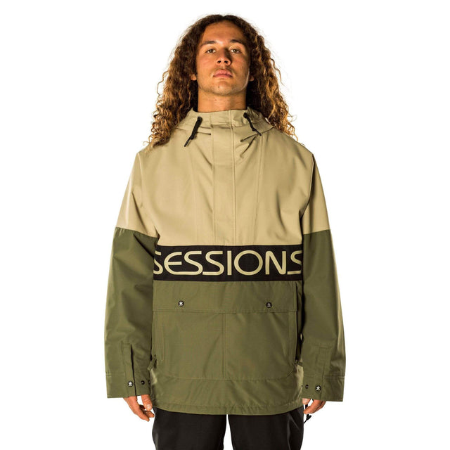 Sessions Chaos Pullover Jacket 2022 Olive / S