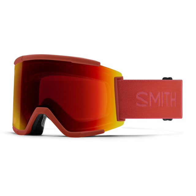 Smith Squad XL Goggles 2022 Clay Red / Sun Red Mirror Chromapop